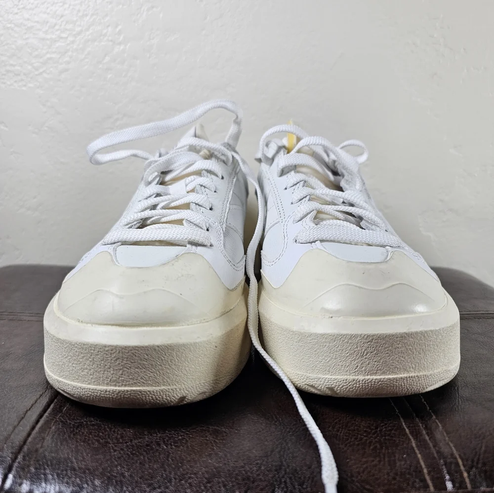 New Balance‎ CT 302 Leather Platformed White Blue Retro Sneakers Sz W8 M 6.5